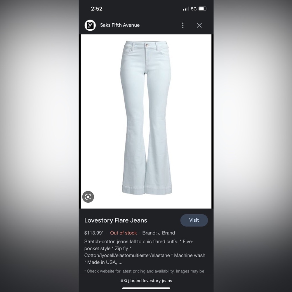 J Brand lovestory